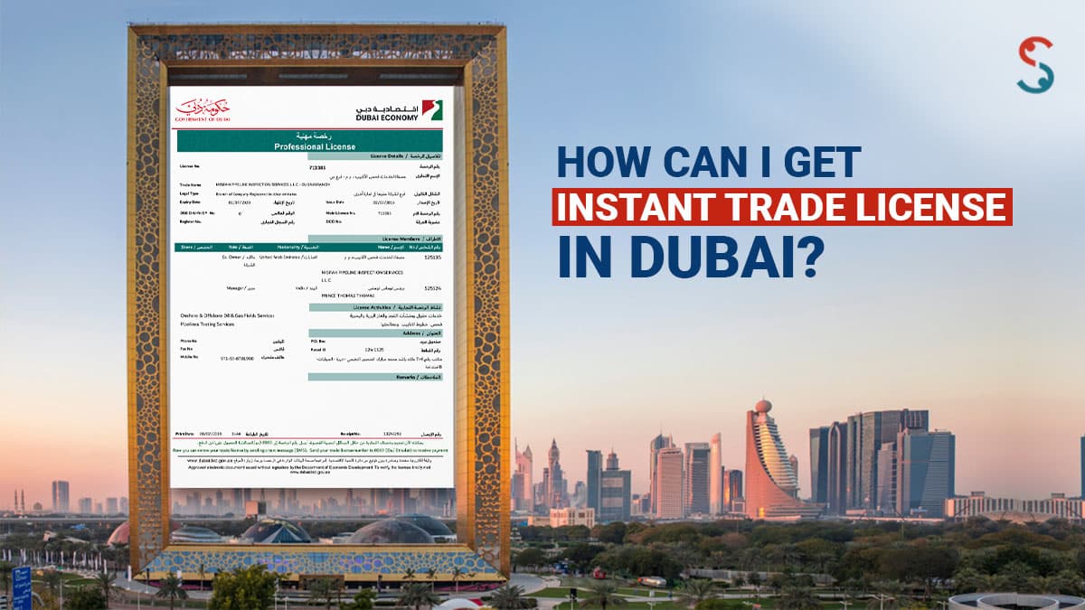 Instant Trade License in Dubai Instant Trade License in Dubai