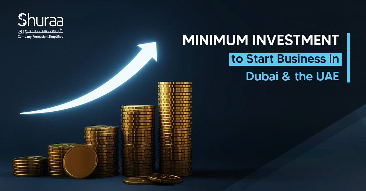minimum investment start business in Dubai